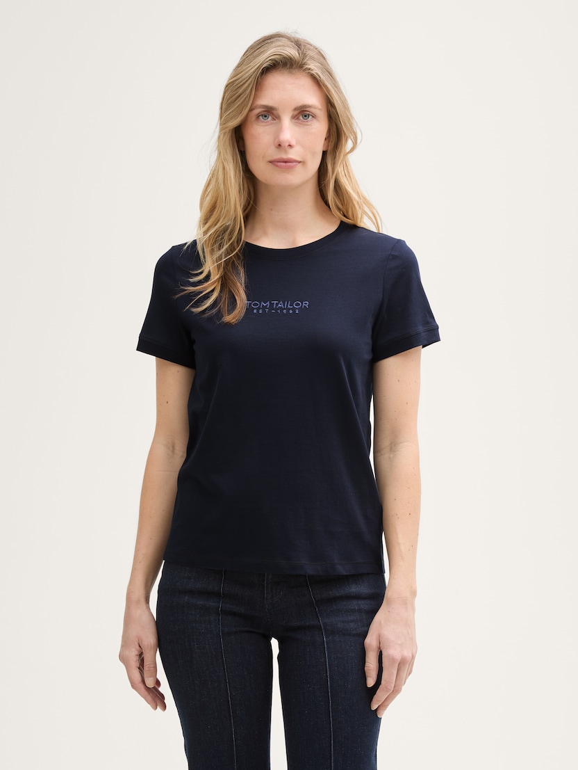 Tricou cu imprimeu - Albastru
