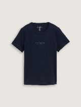 Tricou cu imprimeu - Albastru_2086972
