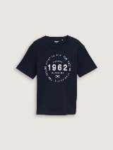 Tricou cu imprimeu - Albastru_2230497