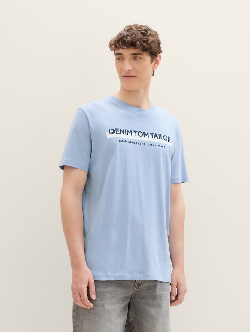 Tricou cu imprimeu - Albastru