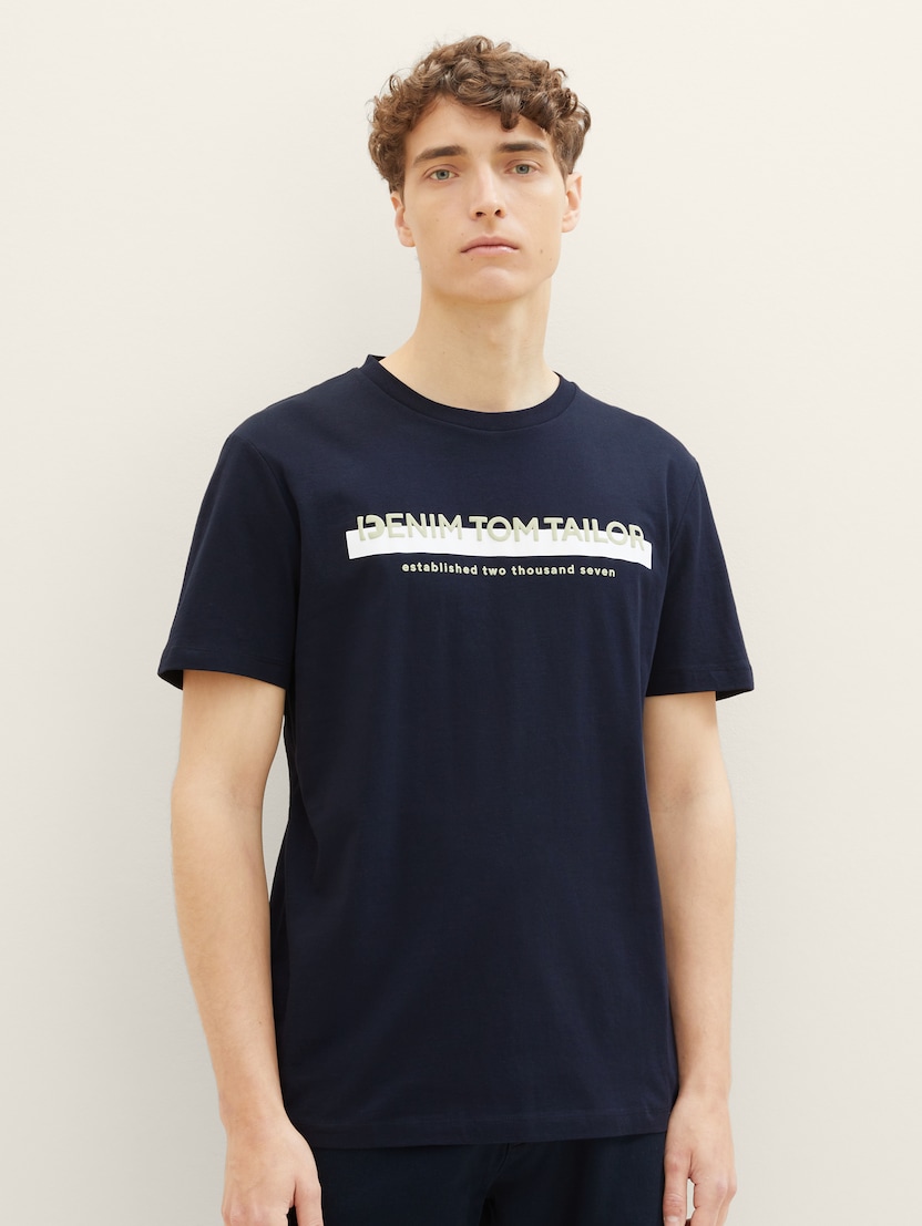 Tricou cu imprimeu - Albastru