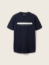 Tricou cu imprimeu - Albastru_5721302