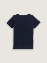 Tricou cu imprimeu - Albastru_8691793