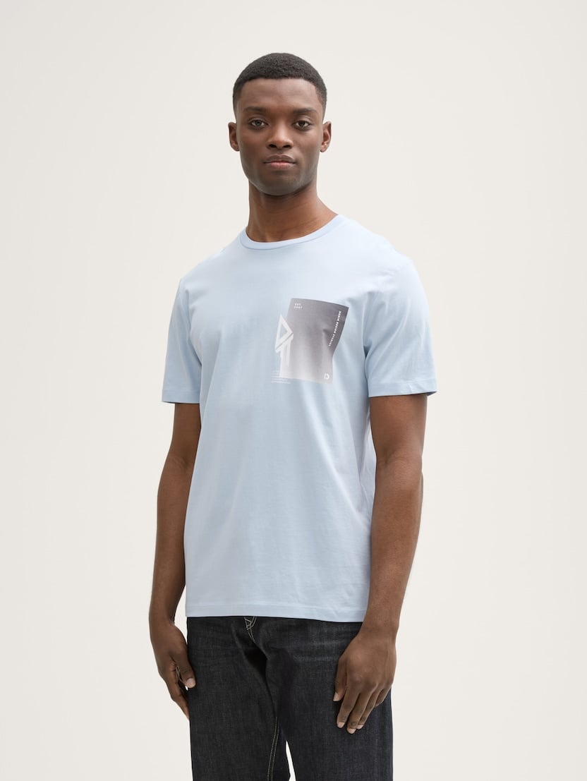  Tricou cu imprimeu - Albastru-1046125-35249-16