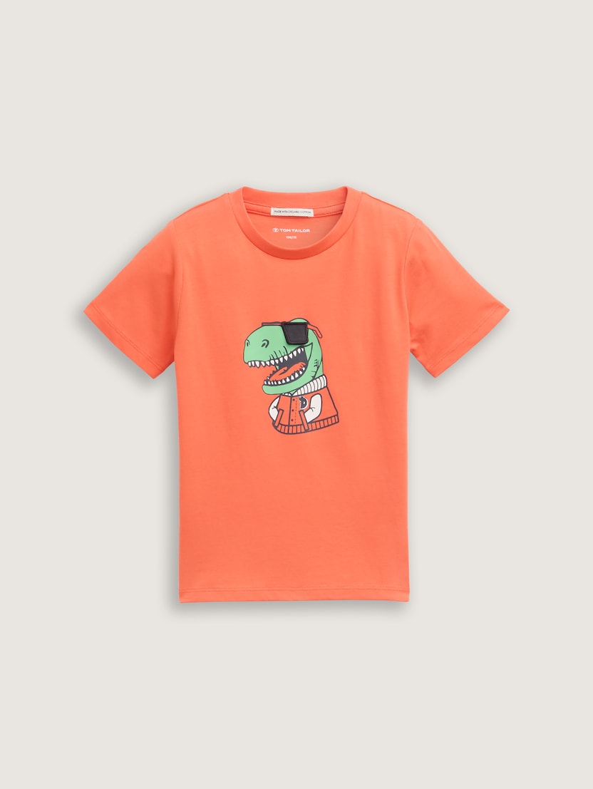 Majica s potiskom - Oranžna_5662932