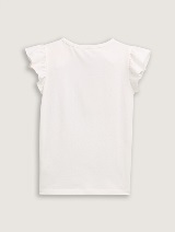 Tricou cu imprimeu integral - Alb_651900