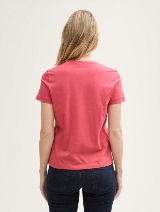 Tricou cu imprimeu - Roşu_8859665