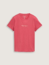 Tricou cu imprimeu - Roşu_8859665