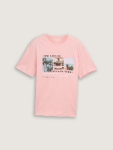 Tricou cu imprimeu - Roz_1213942