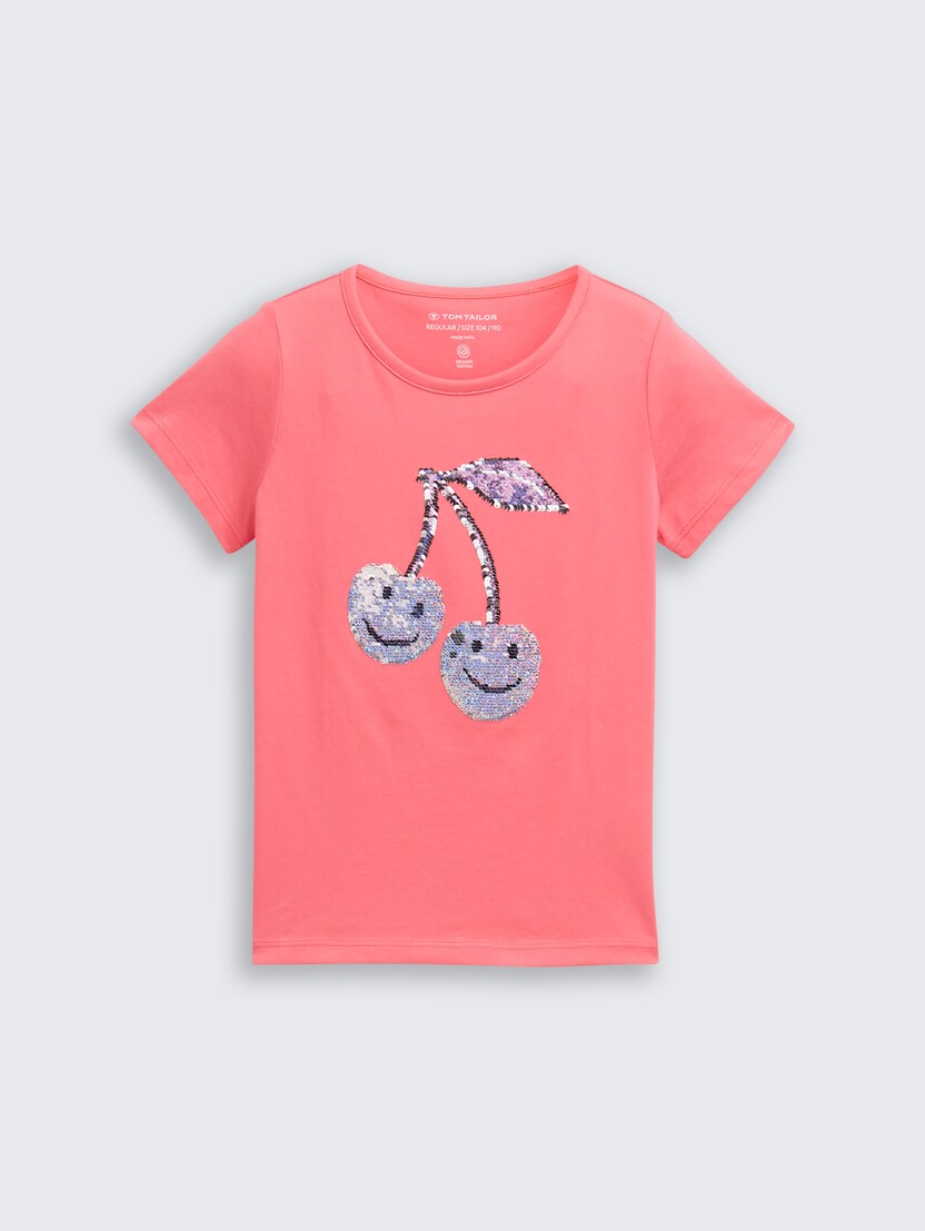 Tricou cu imprimeu - Roz_2680774