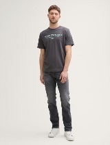 Tricou cu imprimeu - Gri_1380400
