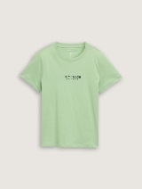 Tricou cu imprimeu - Verde_3997318