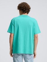 Tricou cu imprimeu - Verde_4397488