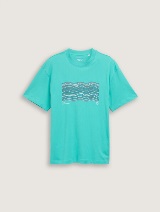 Tricou cu imprimeu - Verde_4397488