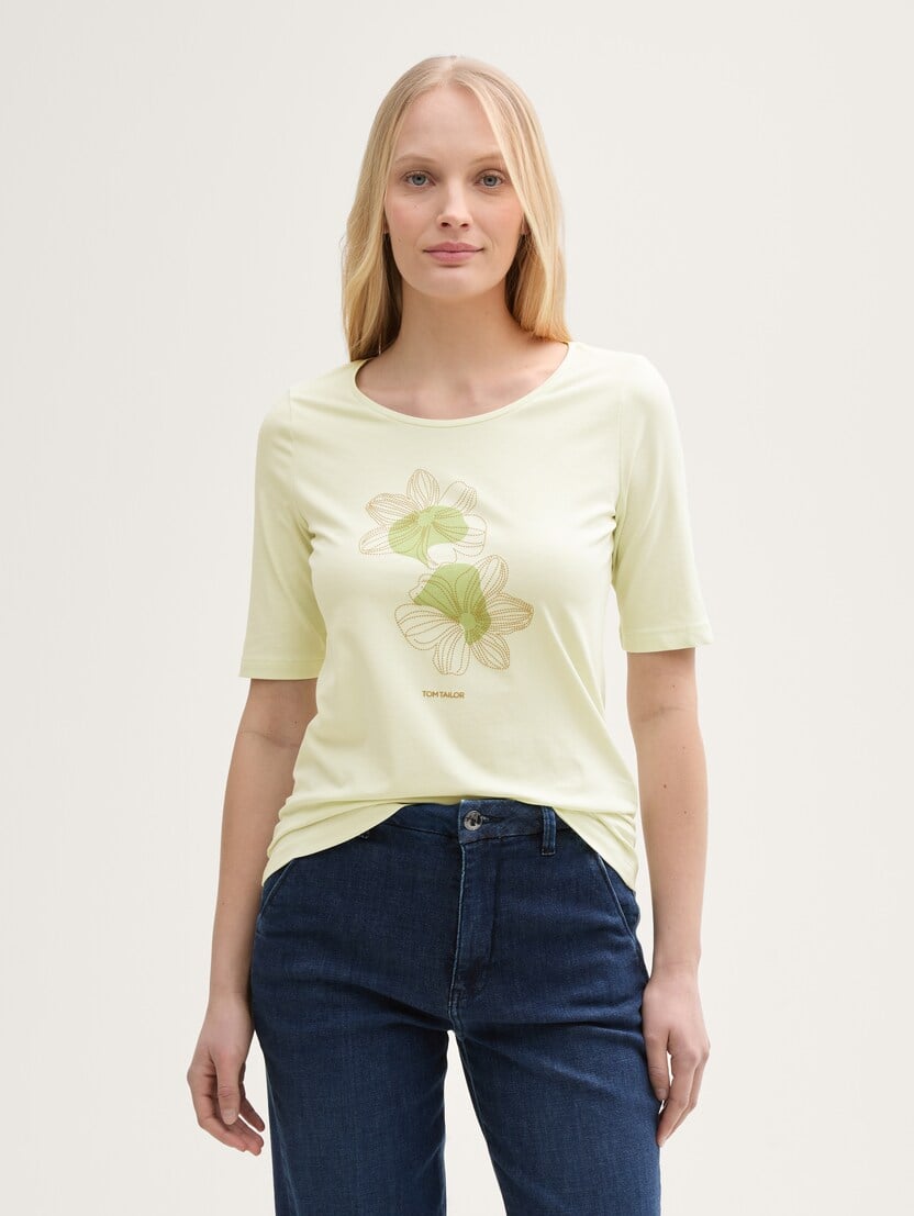 Majica sa printom - Zelena-1047062-37763-15