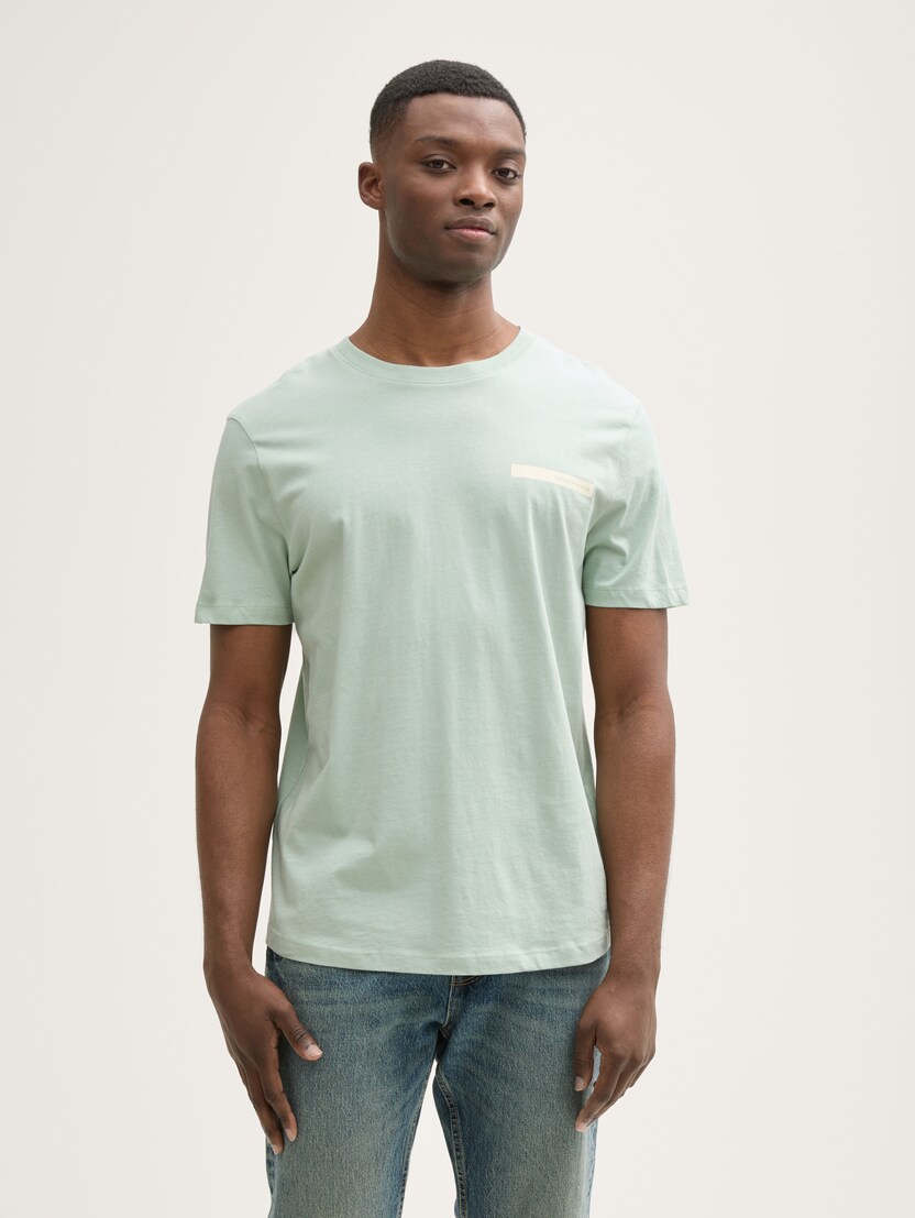Tricou cu imprimeu - Verde_5246472