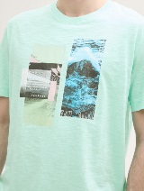 Tricou cu imprimeu - Verde_8610937