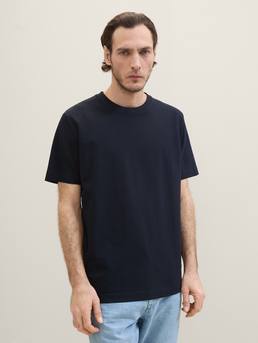 Tricou structurat - Albastru