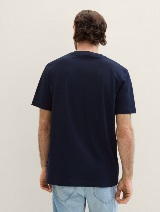 Tricou structurat - Albastru_5648232