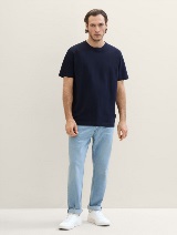 Tricou structurat - Albastru_5648232