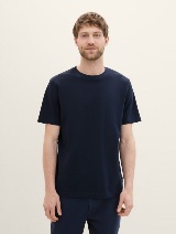 Tricou structurat - Albastru_5648232
