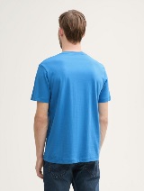 Tricou cu imprimeu logo - Albastru_8107683