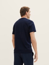 Tricou cu imprimeu logo - Albastru_9025012
