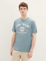 Tricou cu imprimeu logo - Verde_3228790