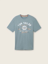 Tricou cu imprimeu logo - Verde_3228790