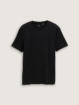 Tricou cu logo  mic - Negru_4425227