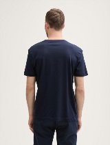 Tricou cu logo  mic - Albastru_1564358