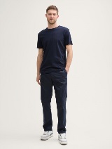 Tricou cu logo  mic - Albastru_1564358