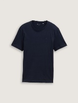 Tricou cu logo  mic - Albastru_1564358
