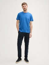 Tricou cu logo  mic - Albastru_9317689