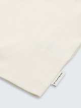 Tricou cu aspect reiat - Alb_8747327