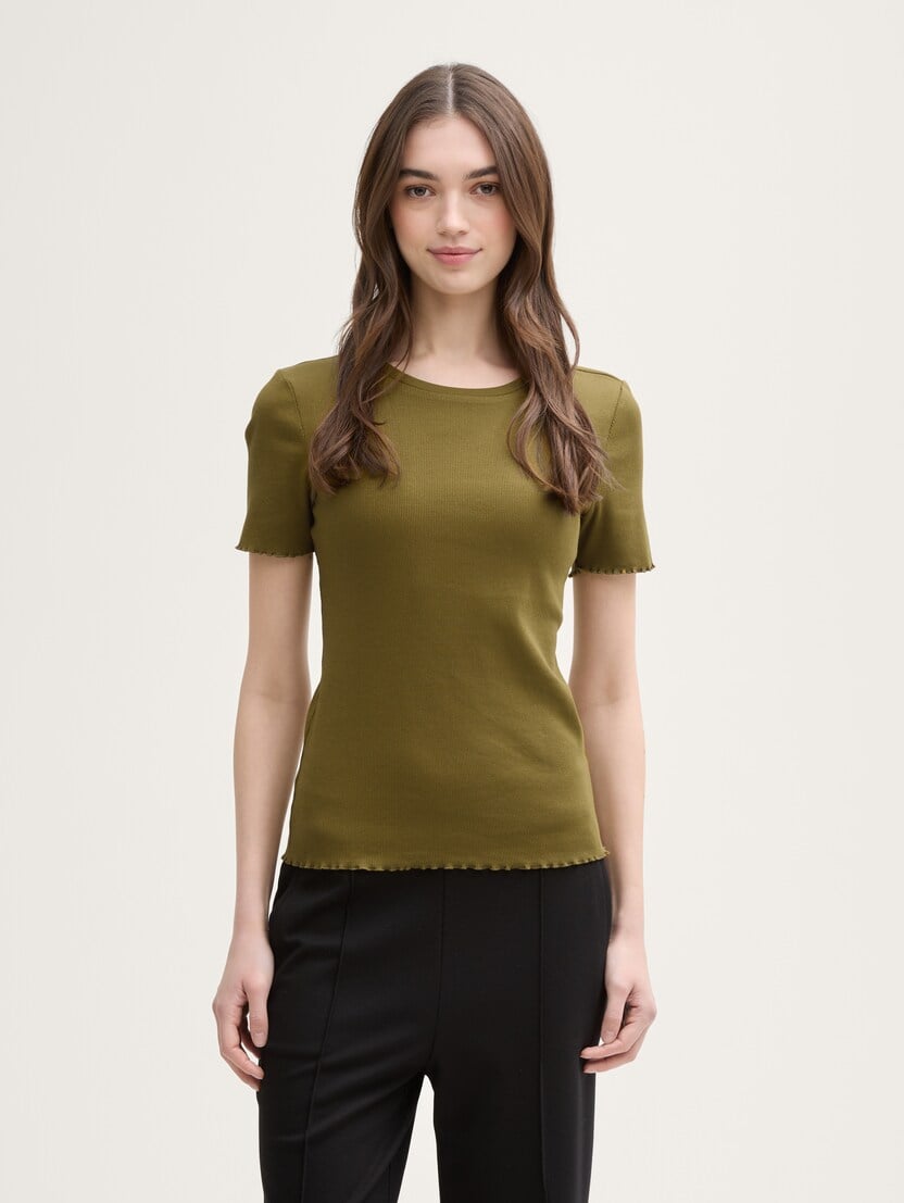 Rebrasta majica - Zelena_7220504