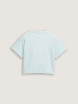 Tricou cu nod decorativ - Albastru_9568776