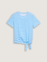 Tricou cu nod decorativ - Model/Mai multe culori_672883