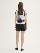 Blugi scurţi mom fit - Gri_1876325