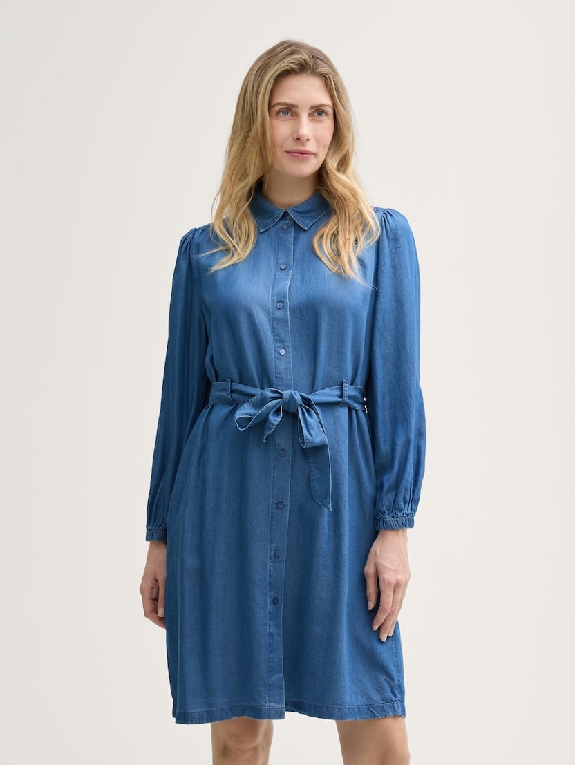  Rochie denim - Albastru-1045306-10110-16