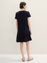 Rochie din muselină - Albastru_5514699
