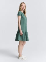 Rochie din muselină - Verde_2780449