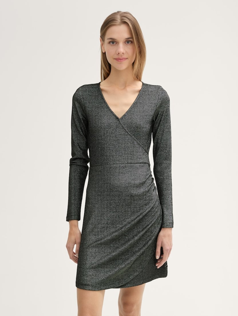  Rochie wrap - Model/Mai multe culori-1044916-34029-16