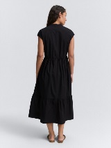 Rochie cu cordon - Negru_7237626