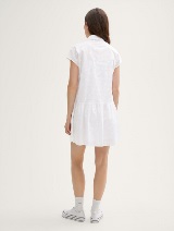 Rochie cu broderie - Alb_4166738