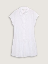 Rochie cu broderie - Alb_4166738