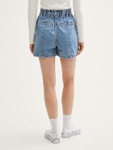 Pantaloni scurţi din denim, loose fit - Albastru_9135219