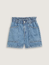 Pantaloni scurţi din denim, loose fit - Albastru_9135219