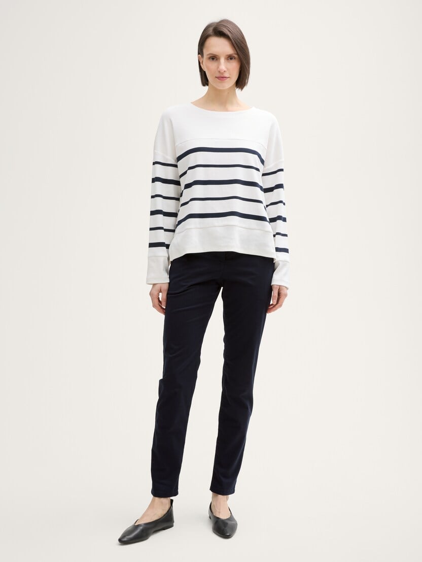 Uske čino pantalone - Plava_4892239