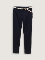 Uske čino pantalone - Plava_4892239